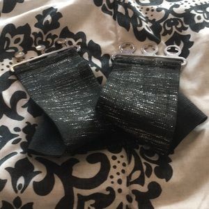 Sparkly black clip belt 3/$10  5/$5